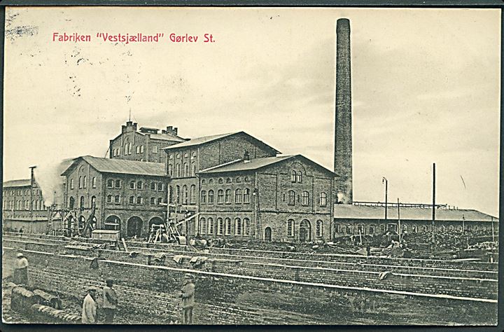 Gørlev, fabrikken “Vestsjælland”. Johs. Larsen no. 32000. Kvalitet 7