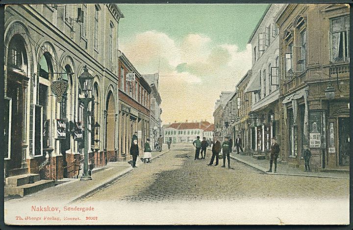 Nakskov, Søndergade. Th. Øberg no. 26007. Kvalitet 7