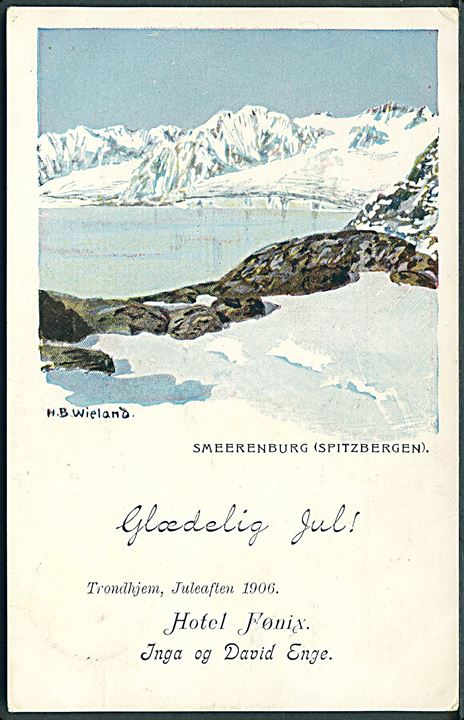 Svalbard. Wieland, H. B.: Smeerenburg (Spitzbergen). C.A. & Co. no. 3023.  Kvalitet 7