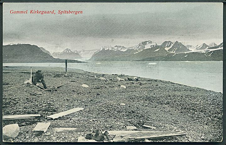Svalbard. Amsterdamøya, hollændergrave. Mittet & Co. no. 20. Kvalitet 7