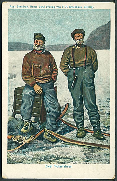 Otto Sverdrup. “Neues Land”: To polarfarer. F. A. Brockhaus u/no. Kvalitet 7