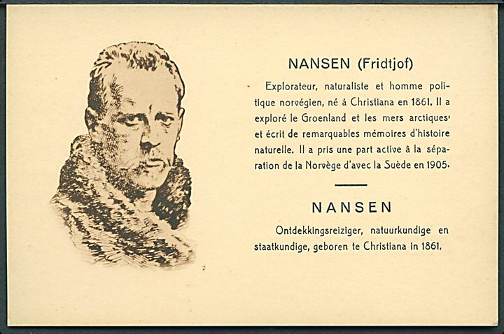Polar. Fridtjof Nansen, polarforsker. Udforskede bl.a. Grønland. Van Melle u/no. Kvalitet 8