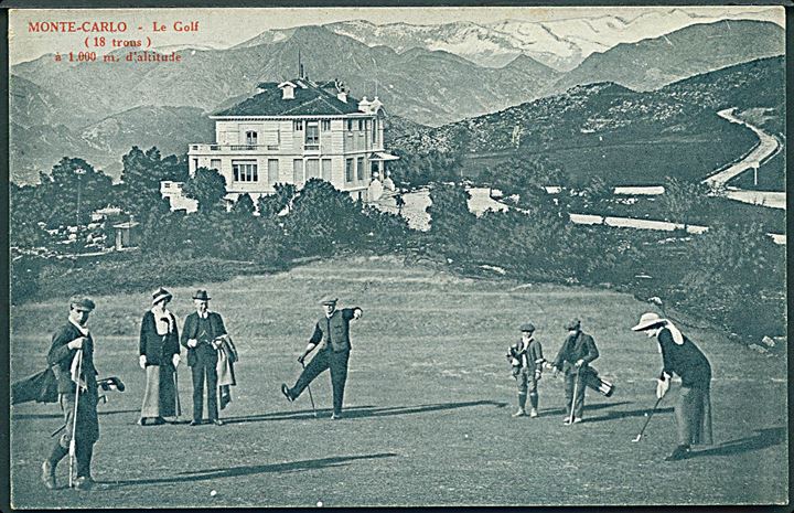 Frankrig, Monte Carlo golfbane. Robaudy U/no.
