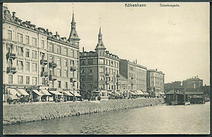 København. Østerbrogade med sporvogn. N. N. no. 63. 
