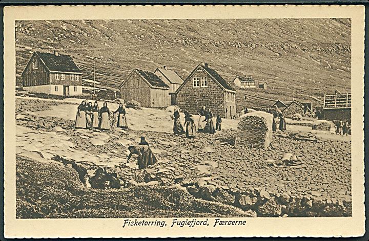 Fuglefjord, fisketørring. No. 335667.