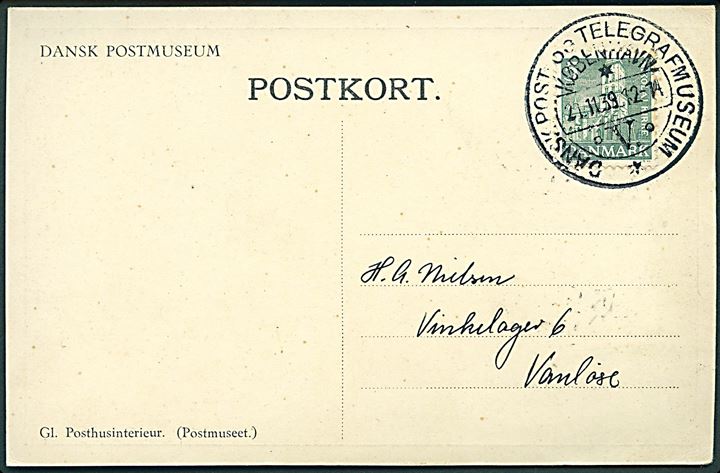 Dansk Postmuseum. Gl. Posthusinterieur. U/no. 