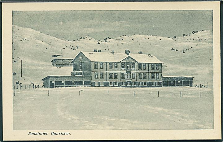 Færøerne. Thorshavn Sanatorium. U/no. 