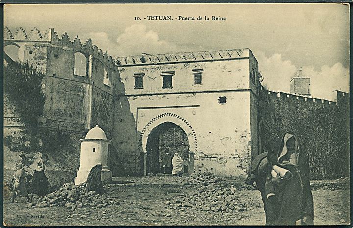 Tetuan, Spansk Marokko. Puerta de la Reina. No. 10.