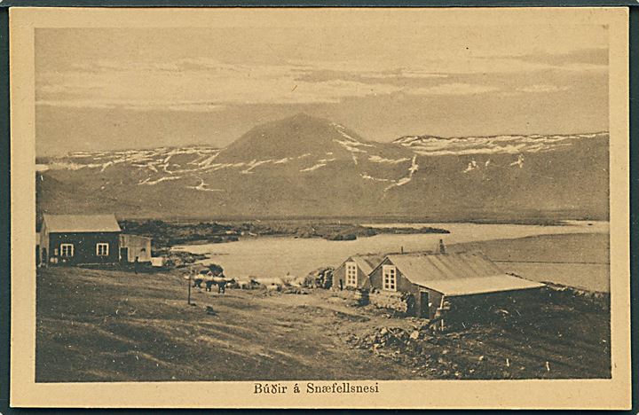Island. Búðir á Snæfellsnesi. Sigfúsar Eymundssonar no. 36.