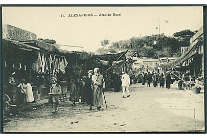 Egypten. Alexandrie. Arabian Bazar. P. Coustoulides no. 11. 