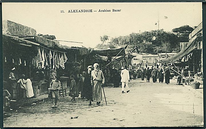 Egypten. Alexandrie. Arabian Bazar. P. Coustoulides no. 11. 