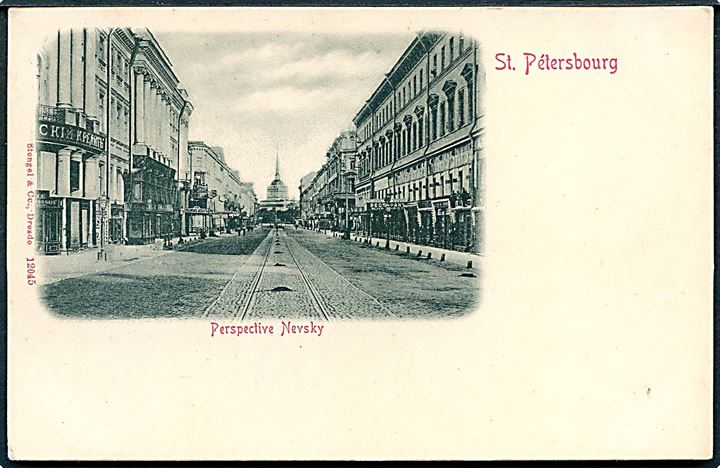 St. Petersborg, Perspective Nevsky. Stengel no. 12045.