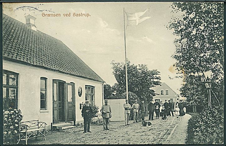 Grænsen ved Bastrup. P. R. Hansen no. 1214. 