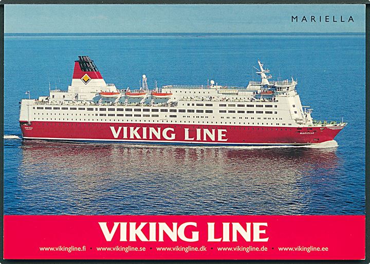 M/S Mariella. Viking Line. Stockholm - Helsinki. Niklas Vykort no. VL 105. 