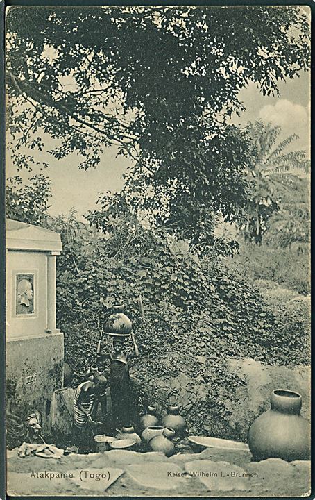Togo, Atakpame, Kaiser Wilhelm I Brunnen. Bödecker & Meyer no. 31346.