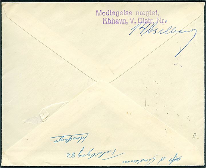Ufrankeret brev fra Kastrup d. 10.10.1966 til København. Udtakseret i porto med 100 øre grønt portomaskinstempel og returneret med stempel: Modtagelse nægtet / Kbhavn V.