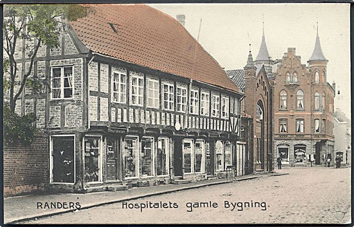 Randers. Hospitalets gamle bygning. Stenders no. 12486. 