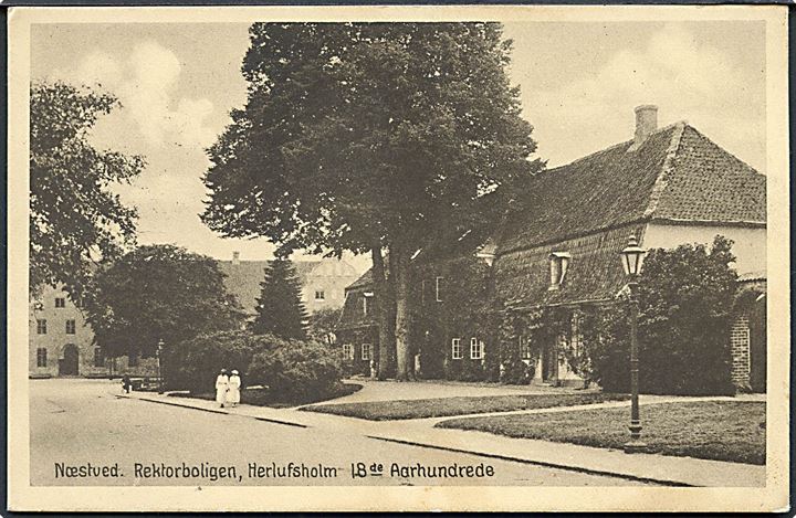 Næstved. Rektorboligen, Herlufsholm 18de Aarhundrede. Stenders, Næstved no. 65. 