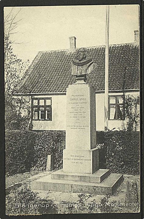 Thomas Kingos monument i Slangerup. Stenders no. 5727.