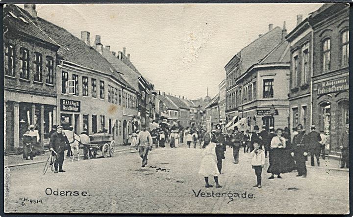 Odense, Vestergade. H.H.O. no. 4514. 