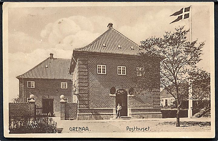 Grenaa, Posthuset. Stenders no. 21798.
