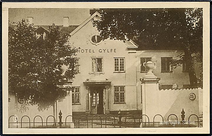 Sletten, Hotel Gylfe. I. Chr. Olsens Kunstforlag no. 1880. 