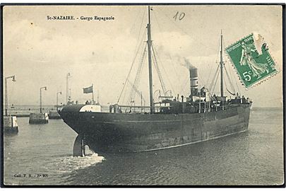 Frankrig, St. Nazaire, spansk dampskib. No. 205.
