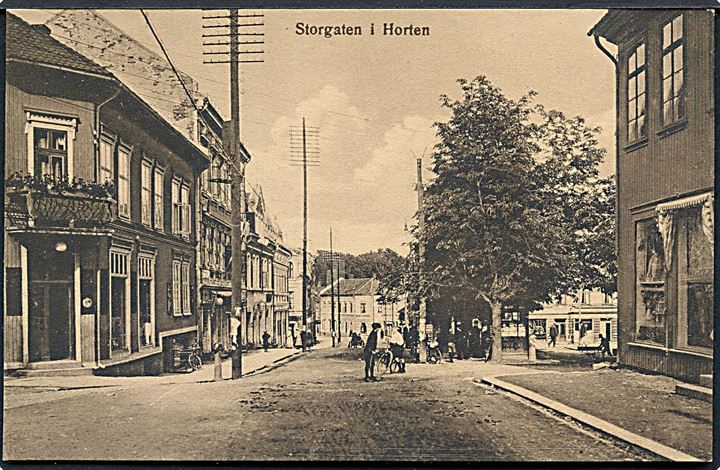 Horten, Storgaten. J. Sollie no. 343836.