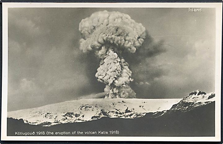 Vulkanen Katia i udbrud 1918. B. Pálsson u/no