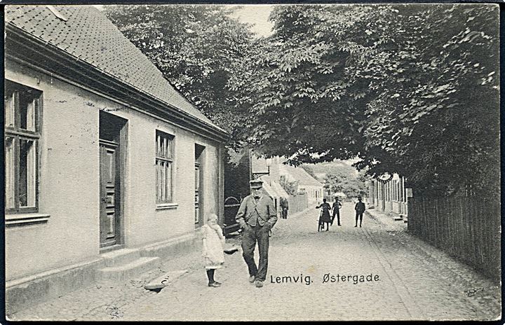 Lemvig, Østergade. Stenders no. 4459. 
