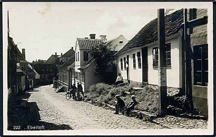 Ebeltoft, Nørrebakke. Fotokort no. 222. 