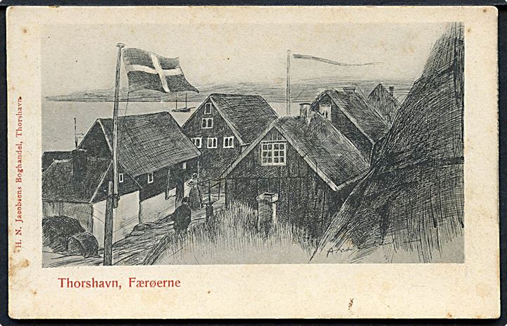 A. ?: Færøerne. Thorshavn. H. N. Jacobsens Boghandel u/no. 