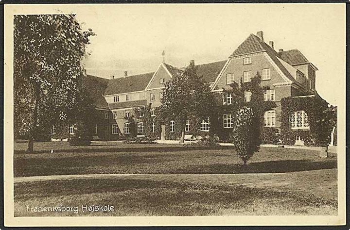 Frederiksborg Højskole. Stenders no. 56358.