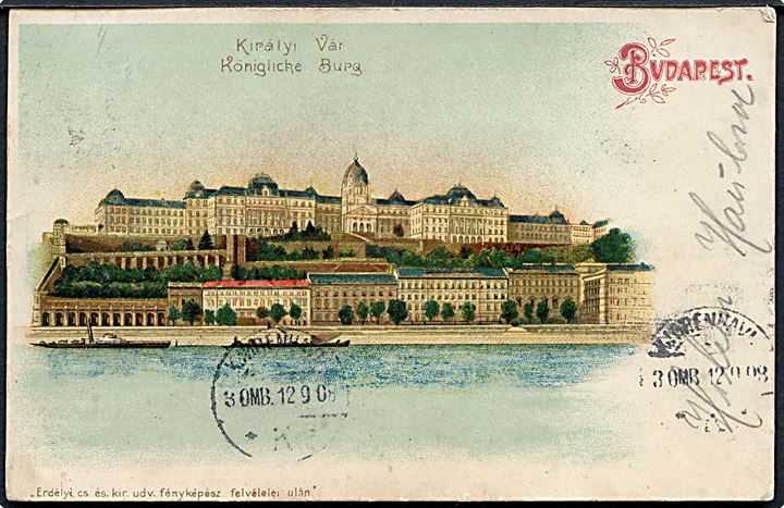 Budapest. Kiralyi vár Königliche Burg. U/no. 