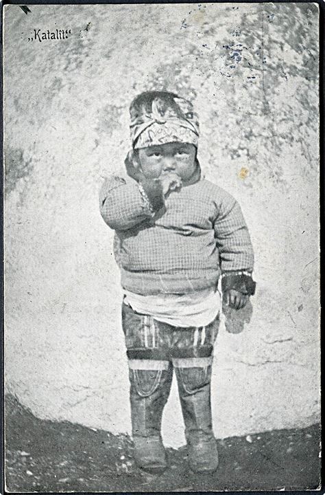 Katalit, lille grønlandsk dreng. Pacht & Crones Etabl. u/no.