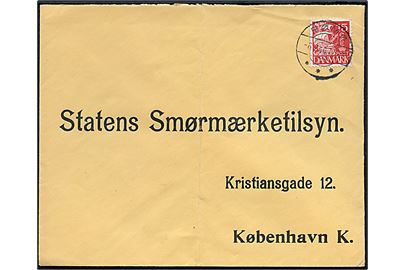 15 øre Karavel på brev annulleret med brotype Ic Rømø d. 6.2.1940 til København.