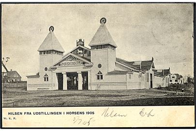 Horsens. Hilsen fra Udstillingen i 1905. Warburgs Kunstforlag u/no. 