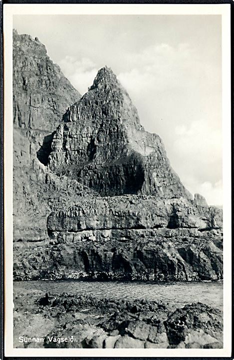 Færøerne: Sunnan Vágseiði. H. N. Jacobsen no. 2529.