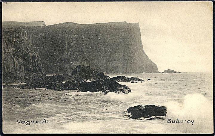 Færøerne: Vágseiði. Suðuroy. H. N. Jacobsen u/no. 
