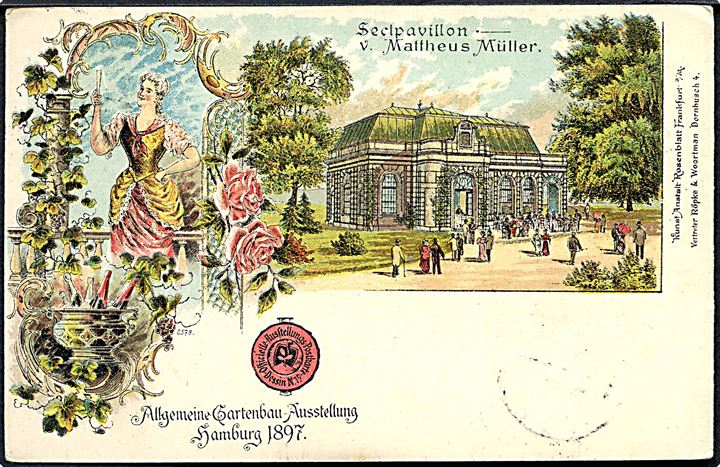 Hamburg, Allgemeine Gartenbau-Ausstellung 1897.