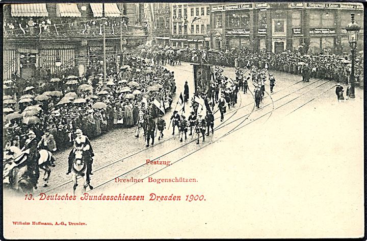 Dresden. 13. Deutsches Bundesschiessen 1900. 