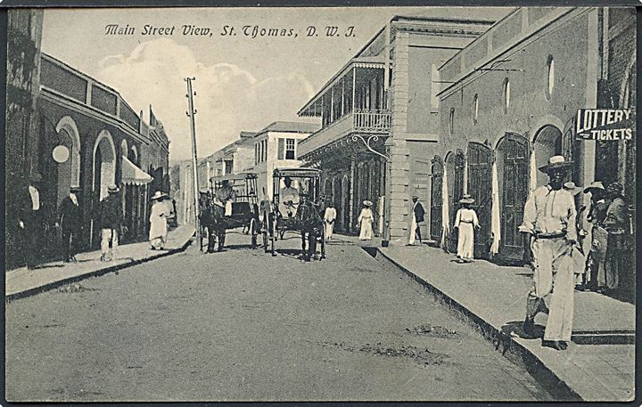 D.V.I., St. Thomas, Main Street View. Lightbourn u/no.