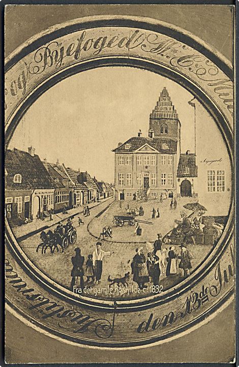 Fra det gamle Roskilde c: 1832. Erh. Flensborg no. 131. 