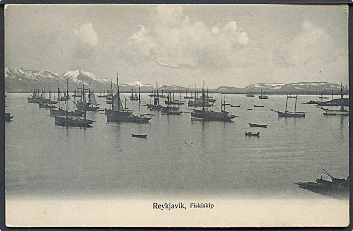 Island. Reykjavik. Fiskiskip. Thomsens Magasin no. 12. 