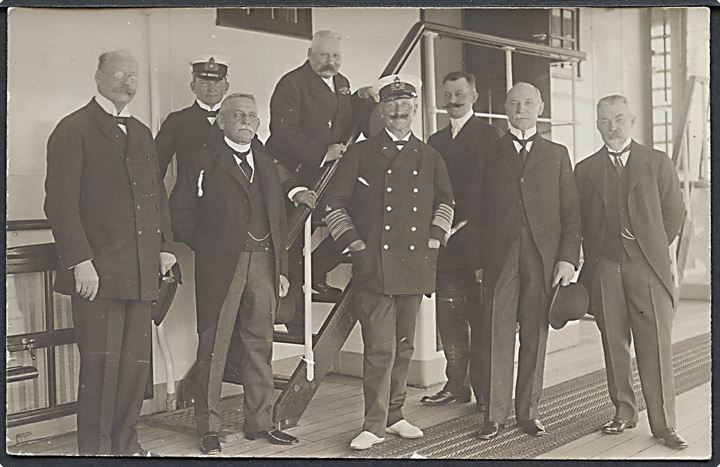 Kaiser Wilhelm II ombord på Fionia. W. Müller u/no.