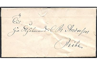 1841. Lokalt tjenestebrev fra Ribe Stiftsamt dateret d. 26.6.1841 til Ribe. Fuldt indhold.