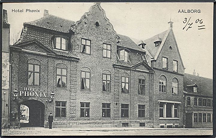Aalborg. Hotel Phønix. Stenders no. 2851. 