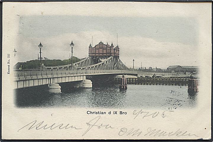 København. Christian d. IX Bro. No. 757. 