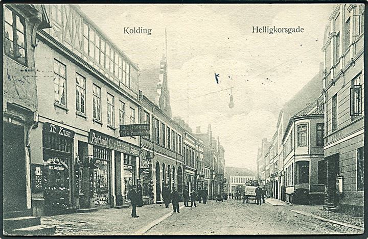 Kolding, Helligkorsgade. J. Mortensens Eftfgr. u/no. Kvalitet 8