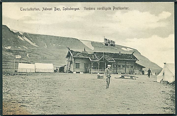 Svalbard. Advent Bay, Turisthytte og verdens nordligste Postkontor. No. 6. Kvalitet 7